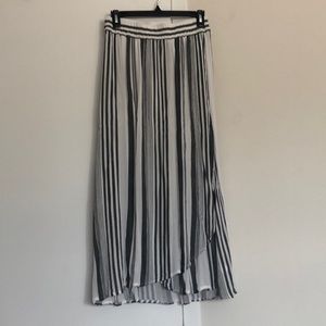 DownEast Striped Maxi Skirt